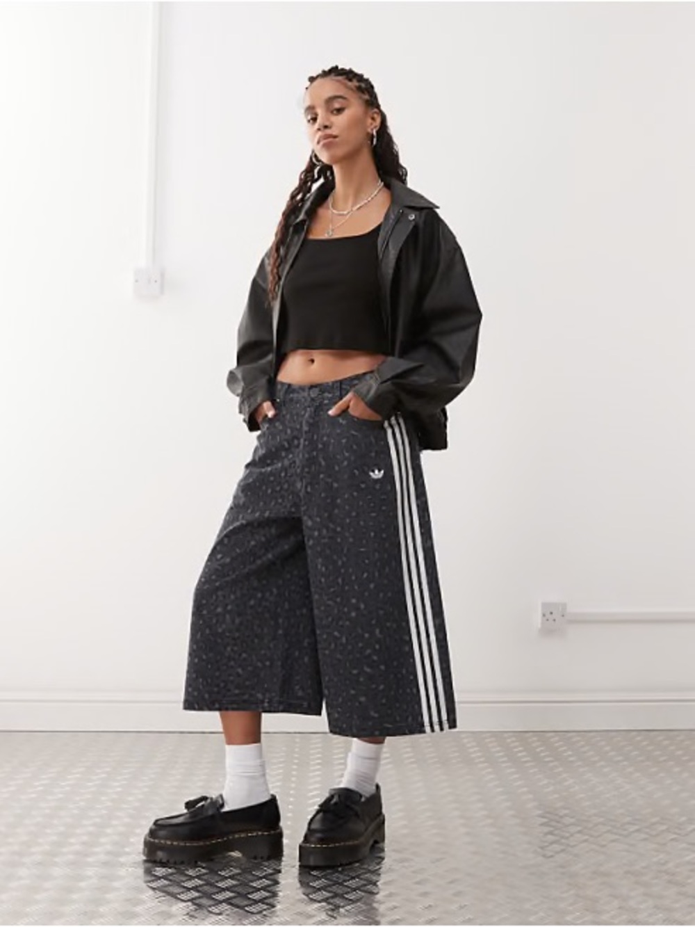 adidas Originals Denim Bermuda Shorts